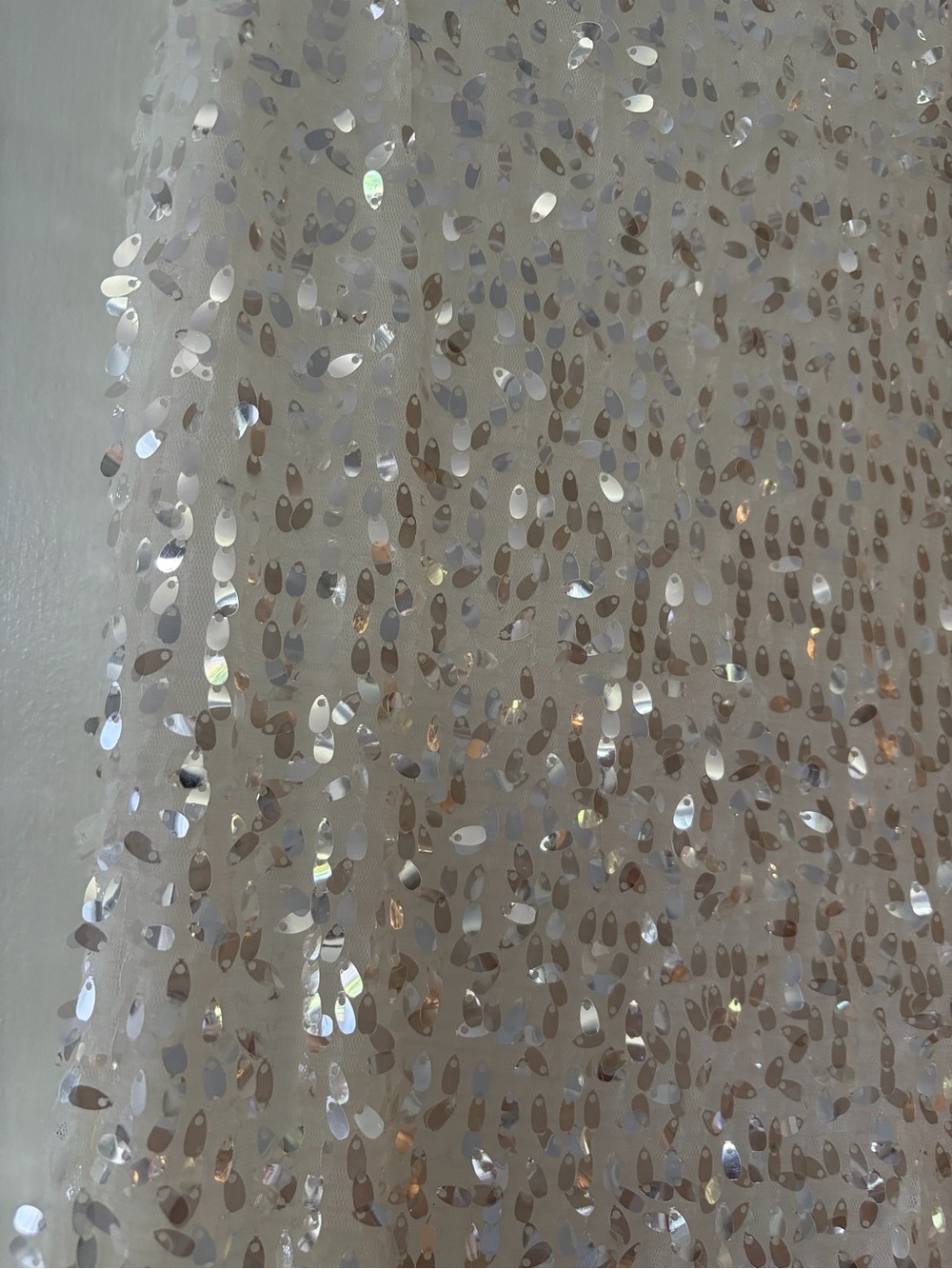 White Sequin Dress - Picture 7 of 8